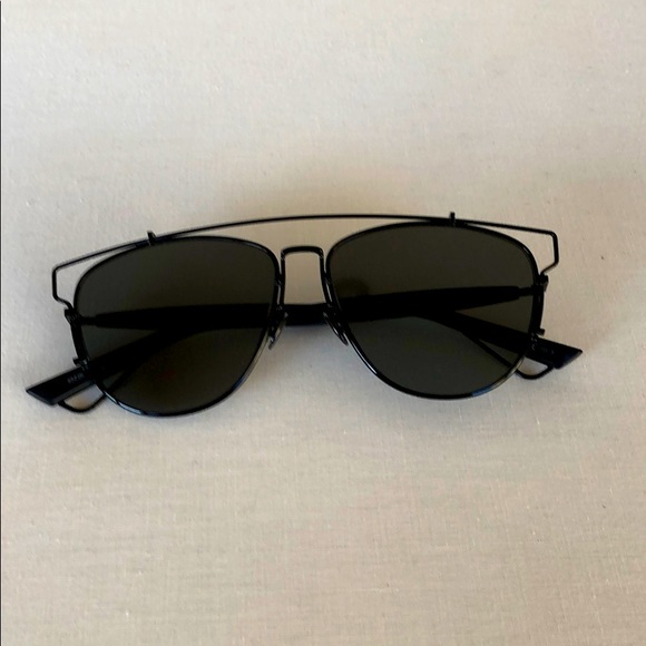 Christian Dior Aviator Sunglasses Black - Picture 2 of 11